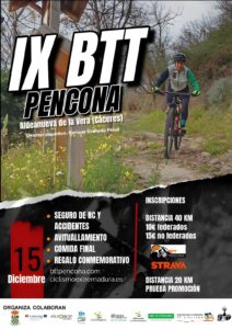 btt pencona aldeanueva de la Vera